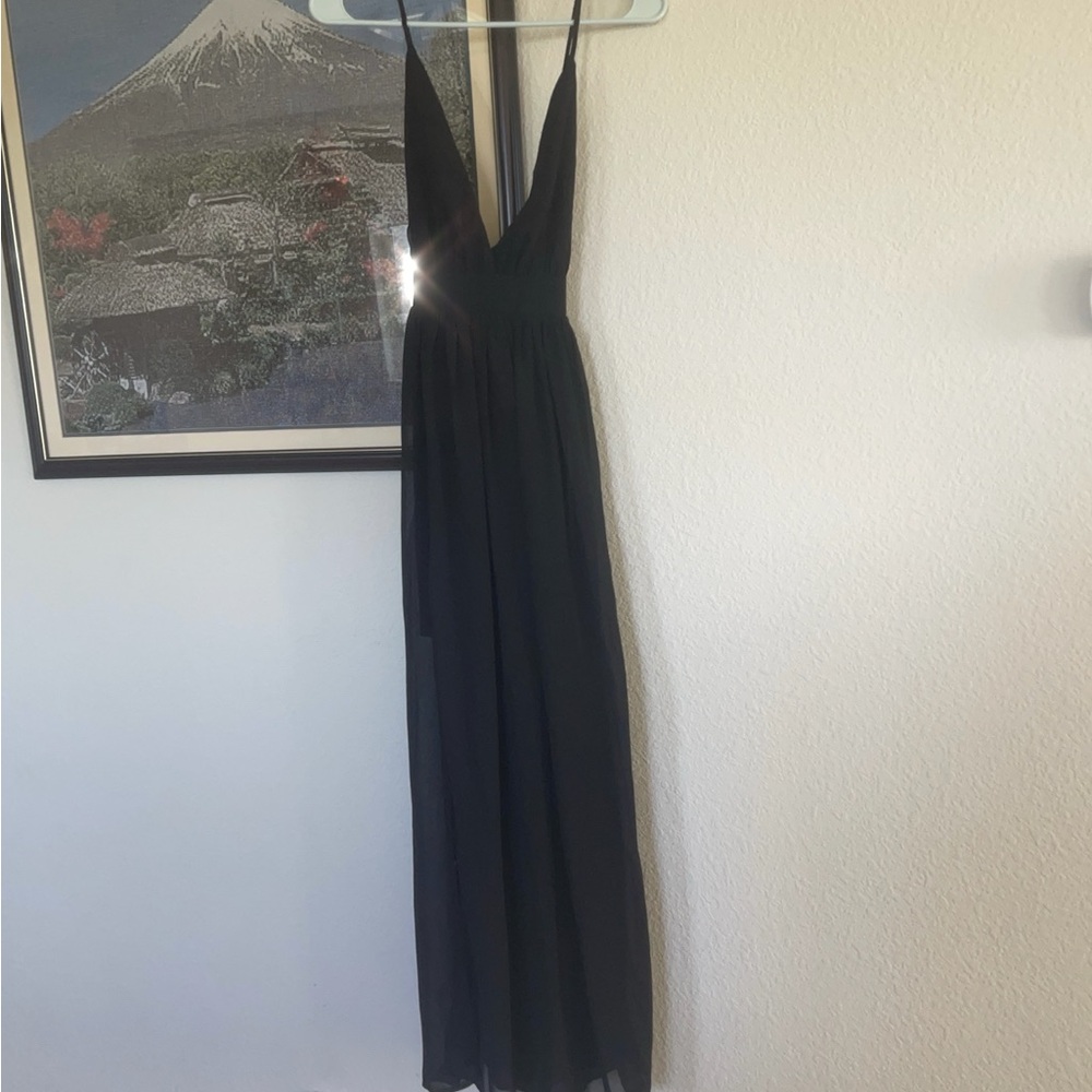 Elegant Black Maxi Dress
